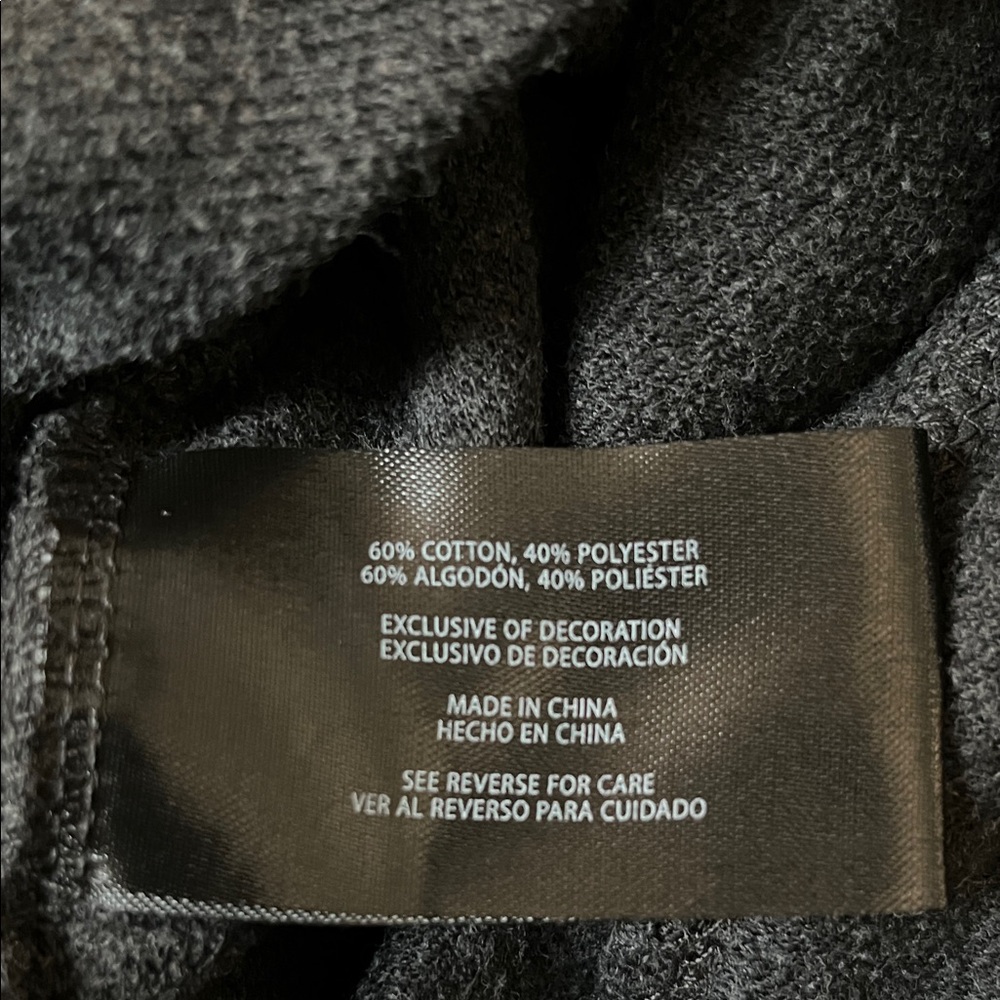 Banana Republic Men's Dark Gray Zip-Up Sweater - Picture 4 of 5